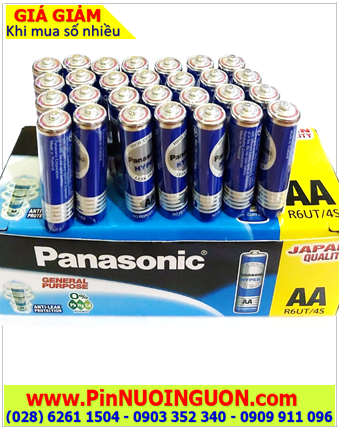 COMBO 1HỘP 60viên Pin AA 1.5v Panasonic R6UT/4S /Xuất xứ Indonesia _Giá chỉ 189.000đ/1HỘP 60viên
